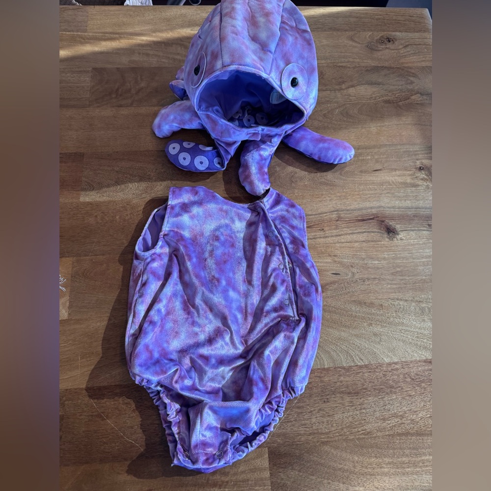 Purple Octopus Baby Costume 12-24 months
